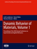 Cover: Dynamic Behavior of Materials, Volume 1 - Springer