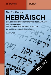 Abbildung von: Hebräisch - De Gruyter