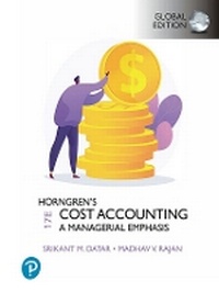 Abbildung von: Horngren's Cost Accounting, Global Edition - Pearson Education Limited