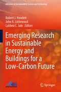 Cover: Emerging Research in Sustainable Energy and Buildings for a Low-Carbon Future - Springer