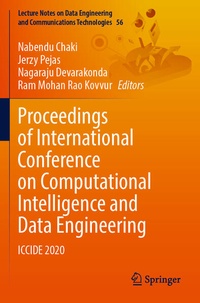 Enlarge image Cover: Proceedings of International Conference on Computational Intelligence and Data Engineering - Springer