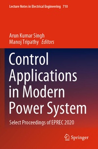 Enlarge image Cover: Control Applications in Modern Power System - Springer