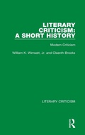 Cover: Literary Criticism: A Short History - Routledge