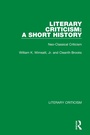 Cover: Literary Criticism: A Short History - Routledge