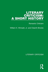 Abbildung von: Literary Criticism: A Short History - Routledge