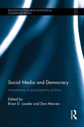 Cover: Social Media and Democracy - Routledge