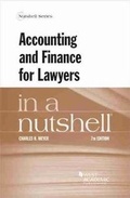 Cover: Accounting and Finance for Lawyers in a Nutshell - West Academic Press