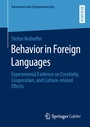 Cover: Behavior in Foreign Languages - Springer Gabler