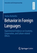 Cover: Behavior in Foreign Languages - Springer Gabler
