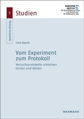 Cover: Vom Experiment zum Protokoll - Waxmann