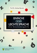 Cover: Einfache oder Leichte Sprache - Spa&szlig; am Lesen