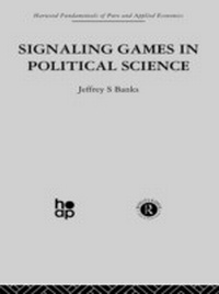Enlarge image Cover: Signalling Games in Political Science - Routledge