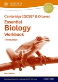 Cover: Cambridge IGCSE (R) & O Level Essential Biology: Workbook Third Edition - Oxford University Press
