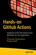 Cover: Hands-on GitHub Actions - APress