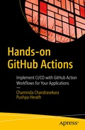 Cover: Hands-on GitHub Actions - APress