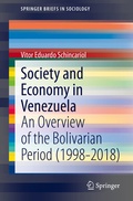 Cover: Society and Economy in Venezuela - Springer
