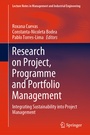 Cover: Research on Project, Programme and Portfolio Management - Springer