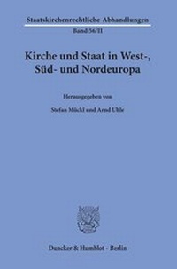 Abbildung von: Kirche und Staat in West-, Süd- und Nordeuropa. - Duncker & Humblot