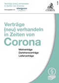 Cover: Vertr&auml;ge (neu) verhandeln in Zeiten von Corona - C.H.BECK