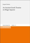 Cover: An Ancient Greek Treatise on Magic Squares - Franz Steiner Verlag
