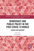 Cover: Democracy and Public Policy in the Post-COVID-19 World - Routledge India