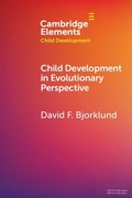 Cover: Child Development in Evolutionary Perspective - Cambridge University Press