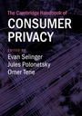 Cover: The Cambridge Handbook of Consumer Privacy - Cambridge University Press