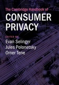 Cover: The Cambridge Handbook of Consumer Privacy - Cambridge University Press
