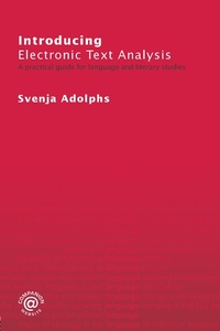 Enlarge image Cover: Introducing Electronic Text Analysis - Routledge
