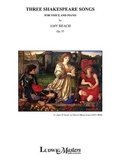 Cover: Three Shakespeare Songs, Op. 37 - Alfred Music