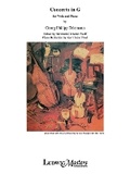 Cover: Viola Concerto in G - Alfred Music
