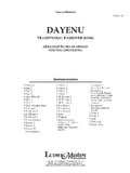 Cover: Dayenu - Alfred Music