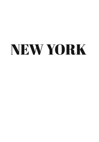 Abbildung von: New York Hardcover White Decorative Book for Decorating Shelves, Coffee Tables, Home Decor, Stylish World Fashion Cities Design - Murre Book Decor