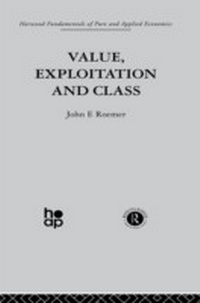 Enlarge image Cover: Value, Exploitation and Class - Taylor & Francis