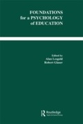 Abbildung von: Foundations for A Psychology of Education - Routledge