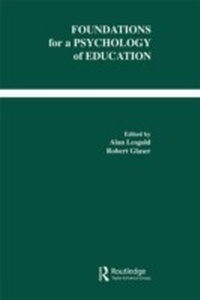 Abbildung von: Foundations for A Psychology of Education - Routledge