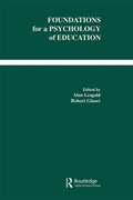 Cover: Foundations for A Psychology of Education - Routledge