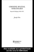 Cover: Chinese Spatial Strategies - Routledge