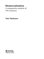 Cover: Democratization - Routledge