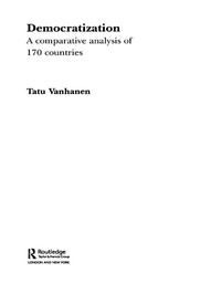 Enlarge image Cover: Democratization - Routledge