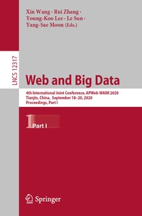 Enlarge image Cover: Web and Big Data - Springer