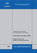 Cover: Citizen Science jenseits von MINT - Institut f. Hochschulforschung Wittenberg