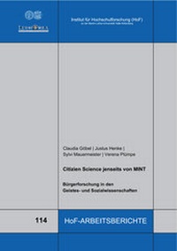 Enlarge image Cover: Citizen Science jenseits von MINT - Institut f. Hochschulforschung Wittenberg