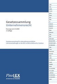Abbildung von: Gesetzessammlung Unternehmensrecht - Facultas / FlexLEX