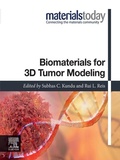 Cover: Biomaterials for 3D Tumor Modeling - Elsevier