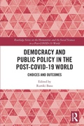 Cover: Democracy and Public Policy in the Post-COVID-19 World - Routledge India