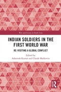 Cover: Indian Soldiers in the First World War - Routledge India