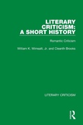 Cover: Literary Criticism: A Short History - Routledge