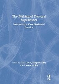 Enlarge image Cover: The Making of Doctoral Supervisors - Routledge