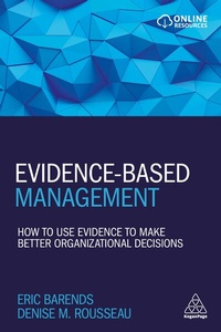 Enlarge image Cover: Evidence-Based Management - Kogan Page Ltd